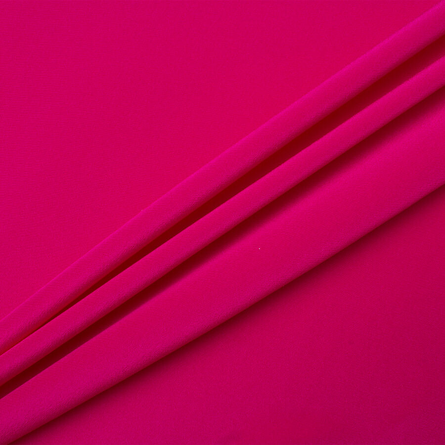 Fuchsia Pink Silk Crêpe de Chine