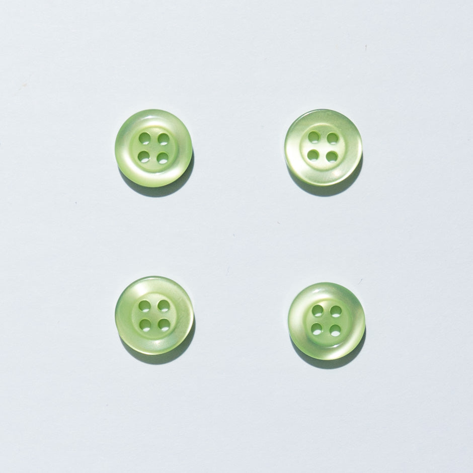 Grass Green 4 Hole Shirting Button