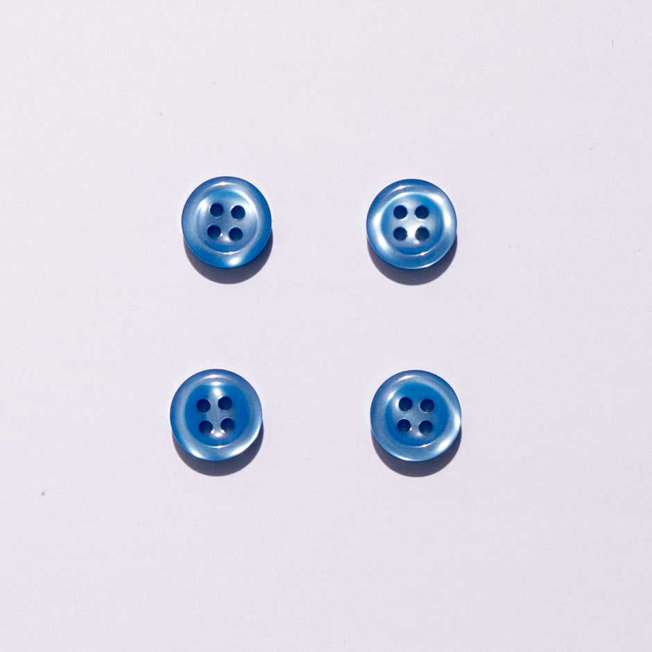 Royal Blue 4 Hole Shirting Button