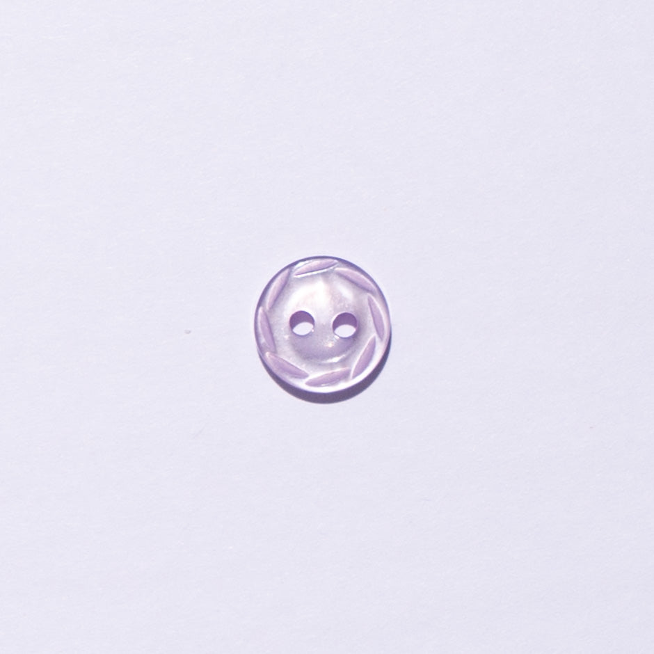 Soft Lilac Engraved Shirting Button