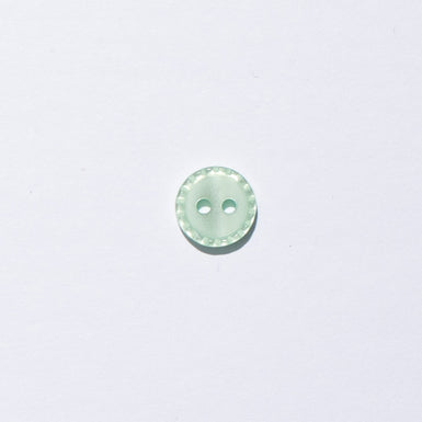 Soft Mint Green Fluted Shirting Button