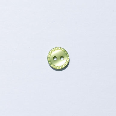 Lime Green Fluted Shirting Button