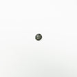 Small Clear Grey Glass Button