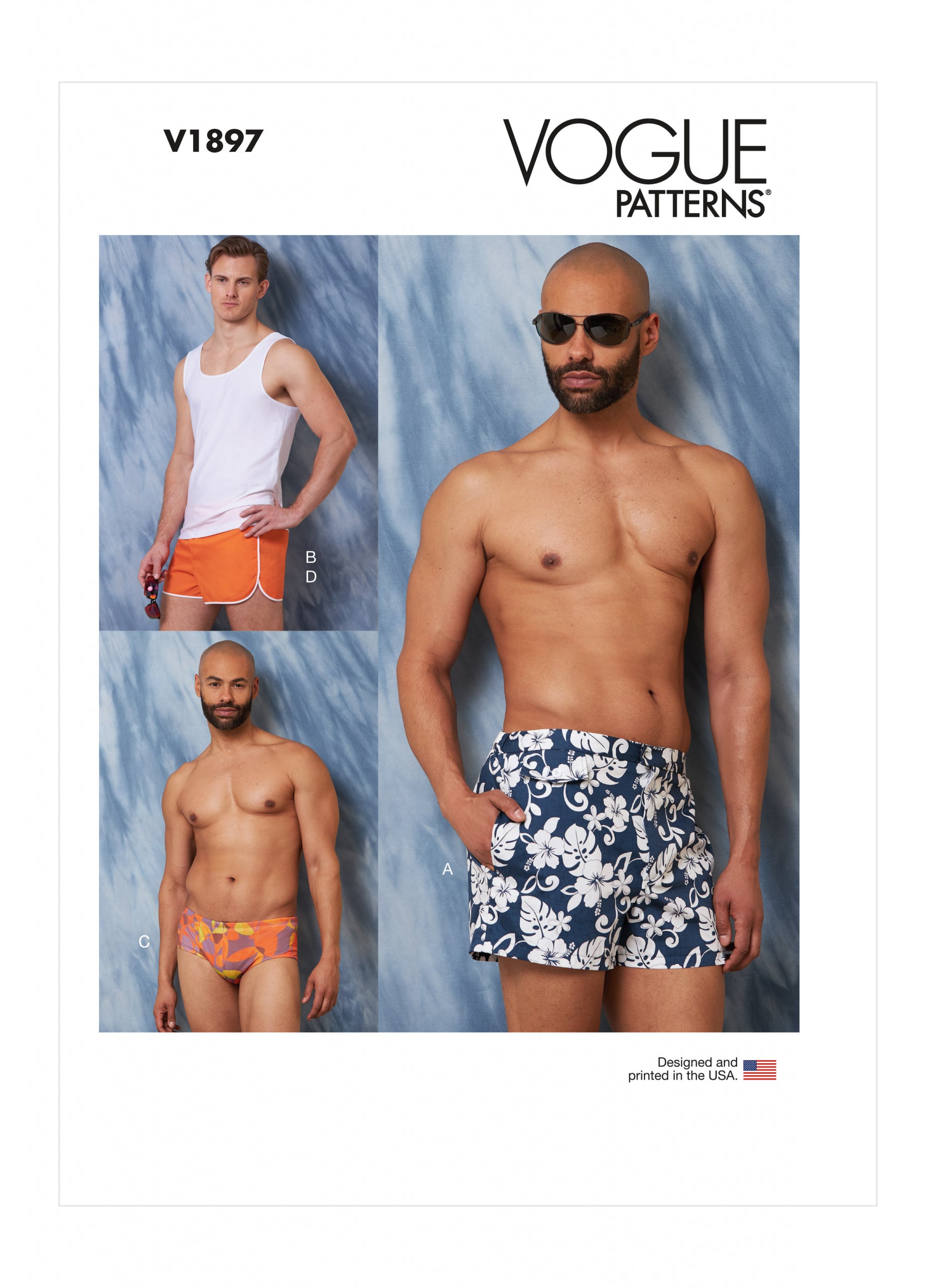 MEN'S SWIMSUIT & TOP - V1897