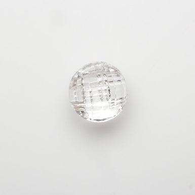 Clear Faceted Dome Shaped Button