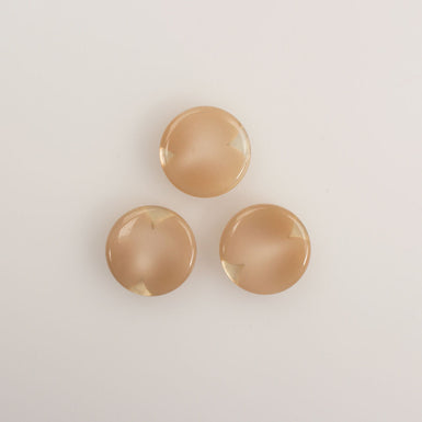 Light Brown/Sand Plastic Button - Small