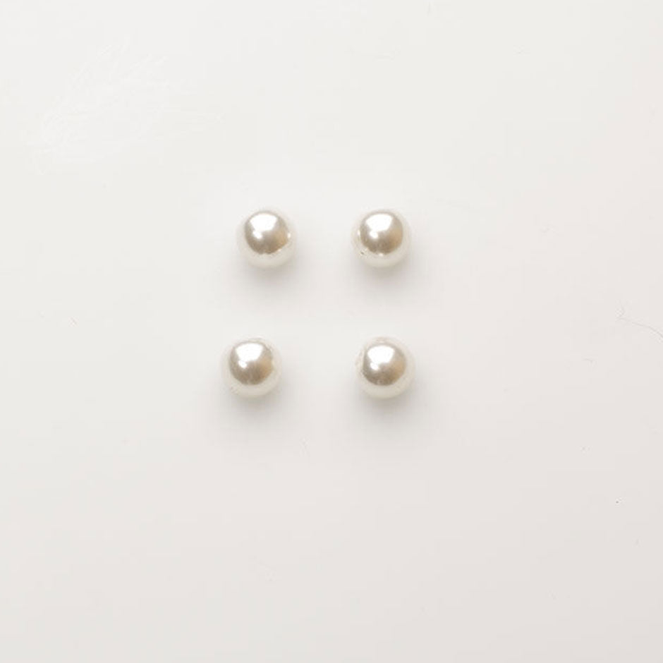 Faux Pearl Button