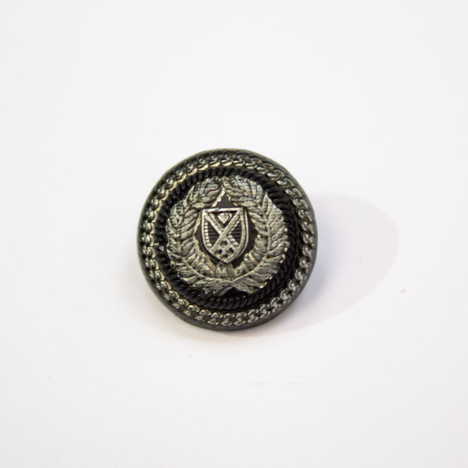 Crest & Chain Jacket Button - Small