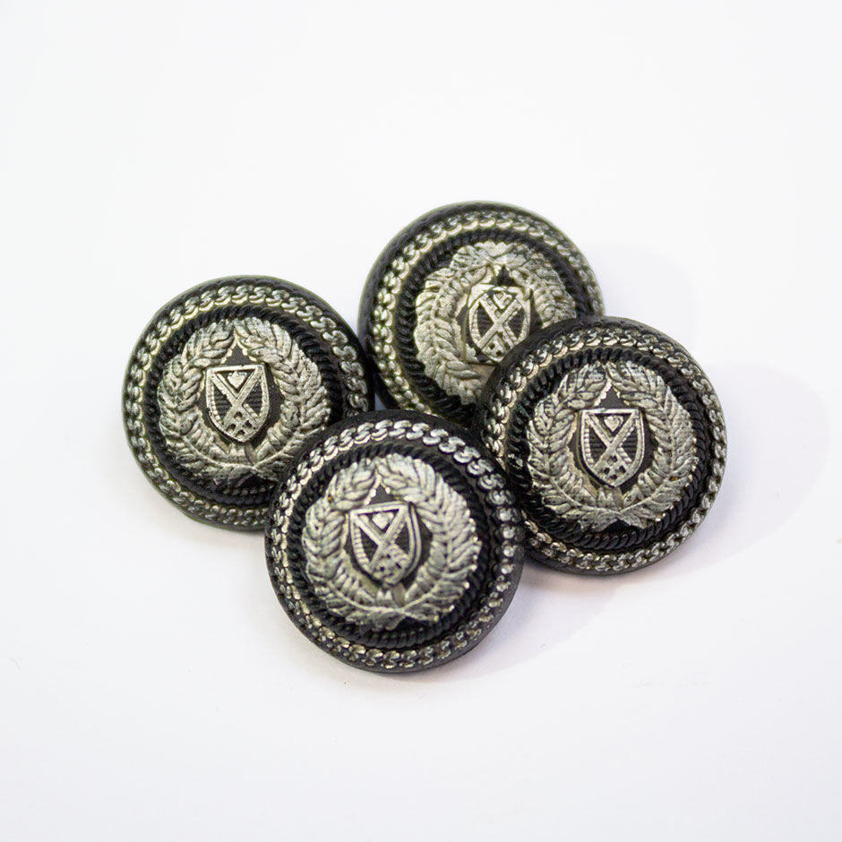 Crest & Chain Jacket Button - Small