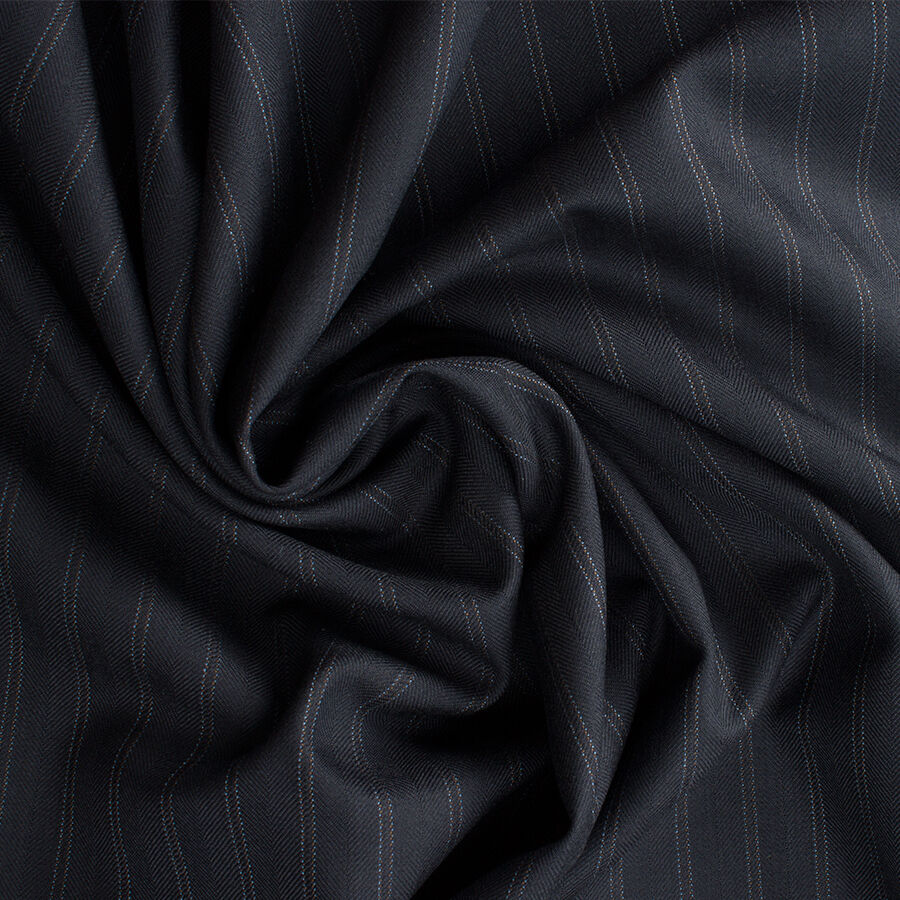 Dark Blue Super 190s Pure Wool Suiting (A 3m Piece)