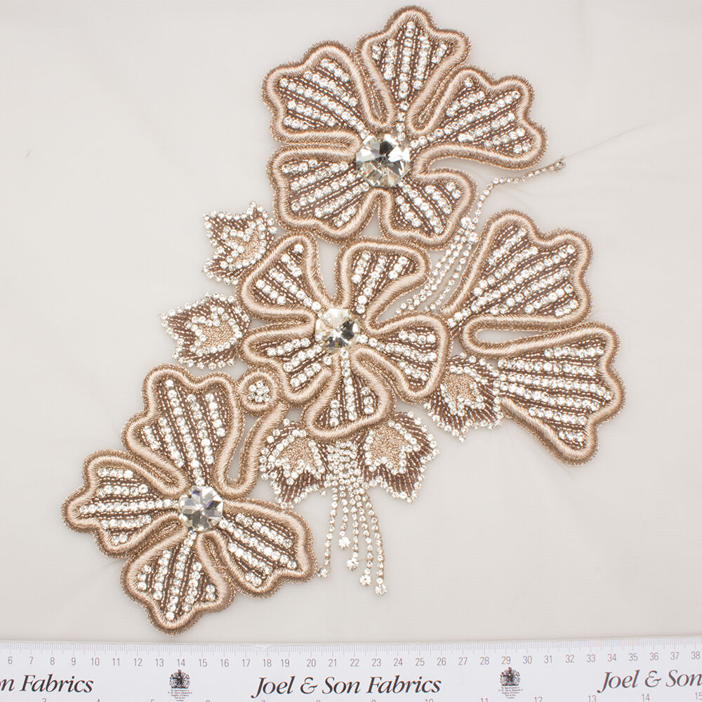 Champagne Diamanté Appliqué