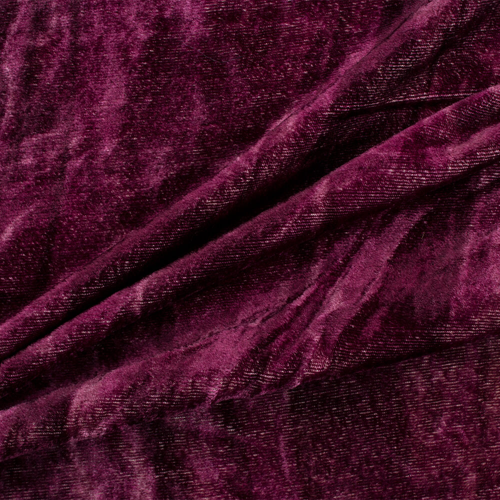 Plum Printed Velvet