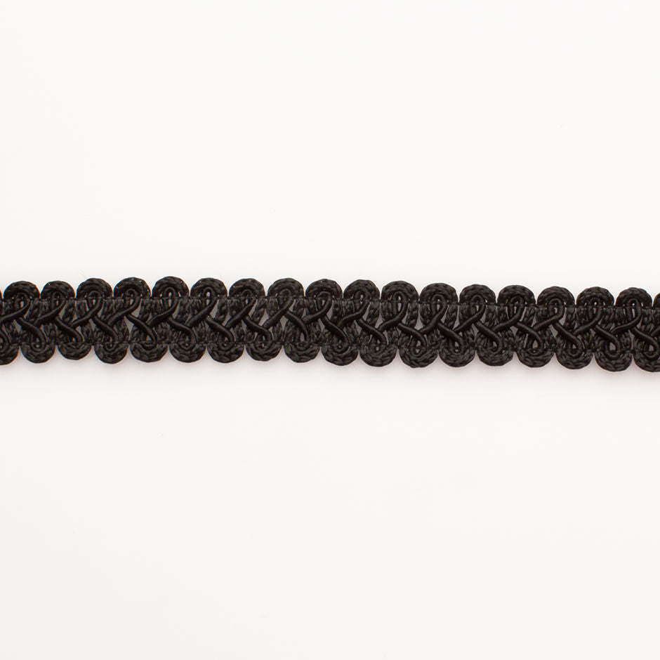 Black Braided Trim