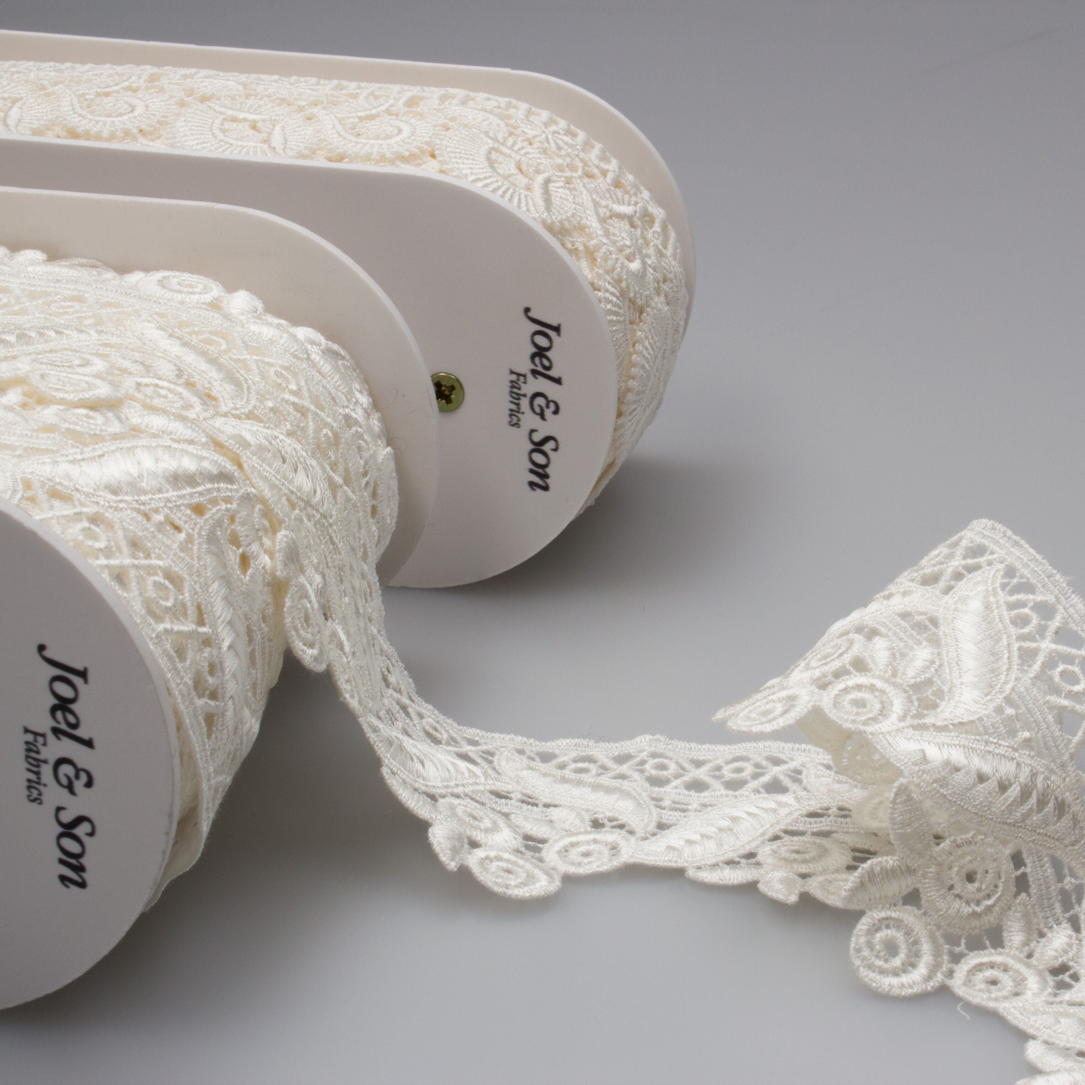 Ivory Guipure Lace Trim