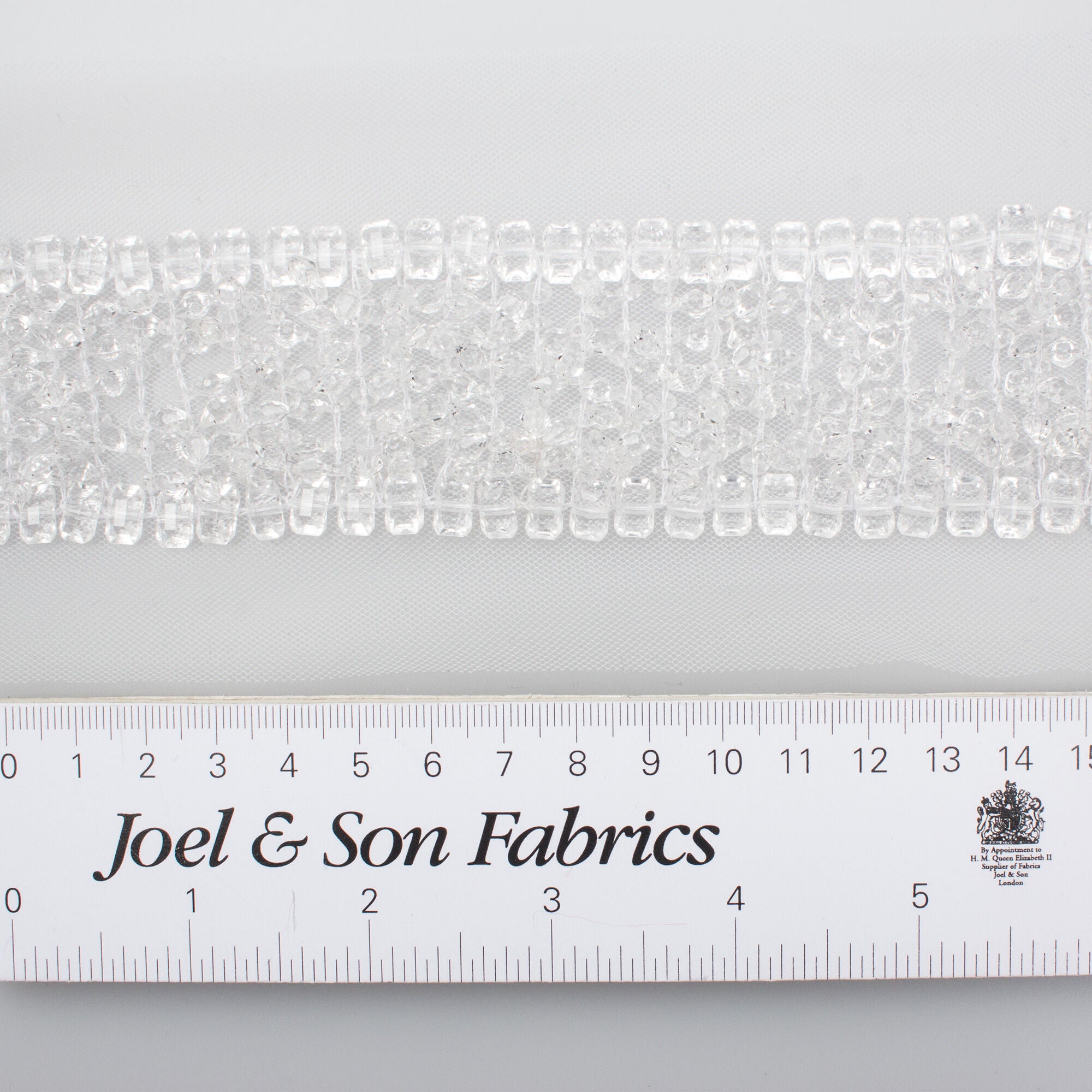 Clear Beaded Trim