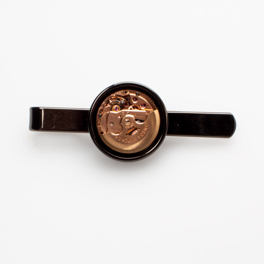 Omega Auto Watch Movement' Tie Clip